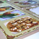 tisk nabídkového menu na desce nabídkové menu na desce