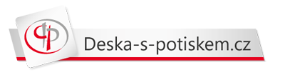 logo deska s potiskem